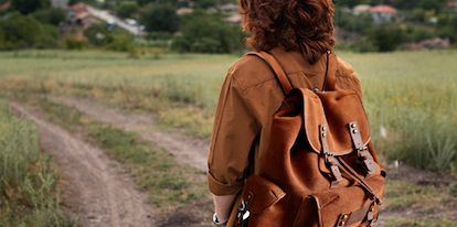 Morral en cuero Labaguete